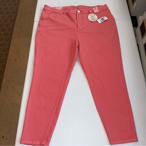Curve Appeal Women's Compression Jegging Size 20 W Peach Pink New NWT Lift Shape